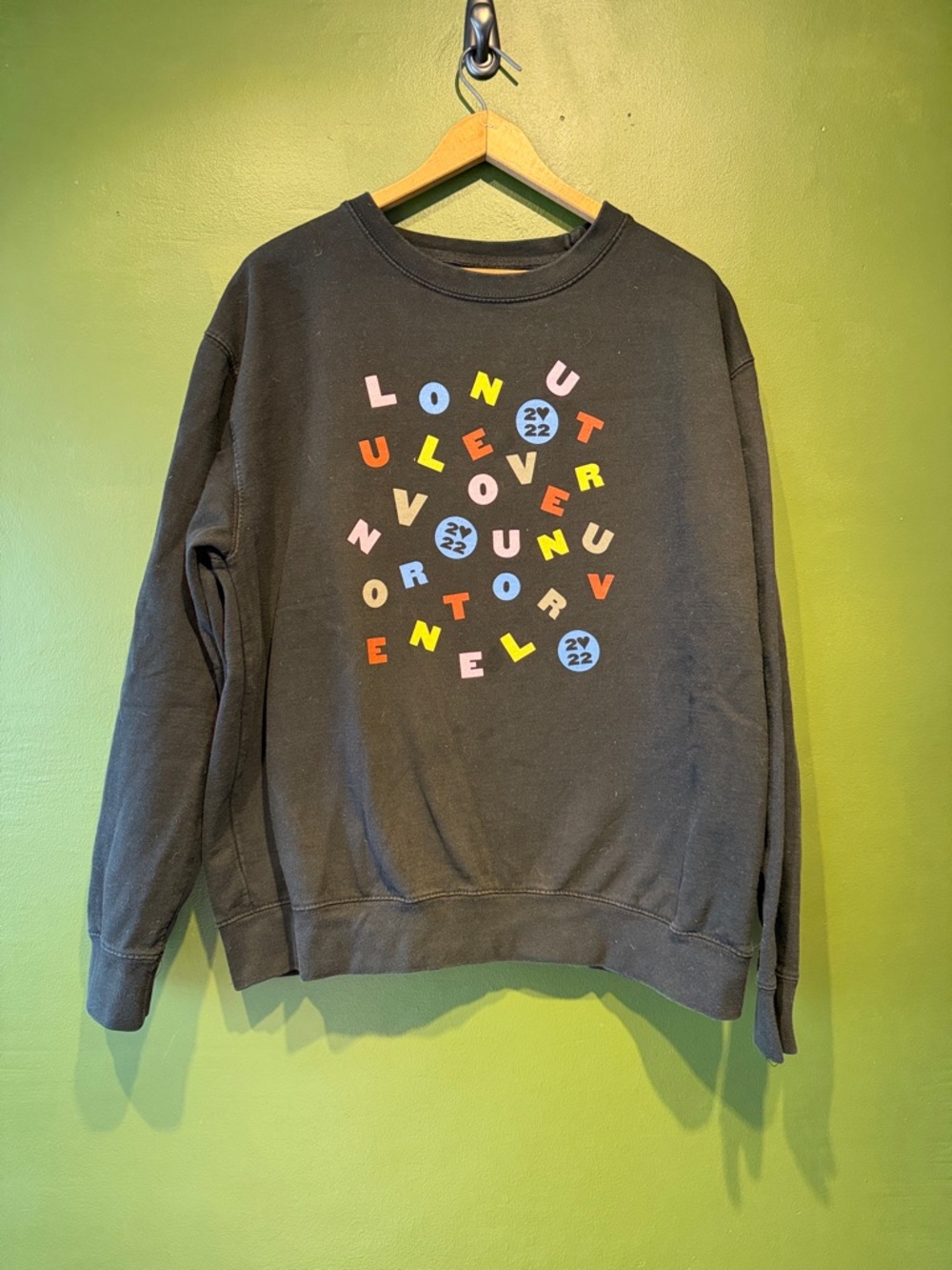 Harry Styles Love on Tour 2022 Black Crewneck Sweatshirt